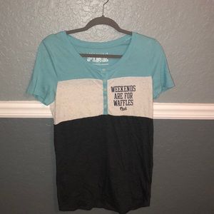 A Victoria’s Secret Pink sleeping shirt.